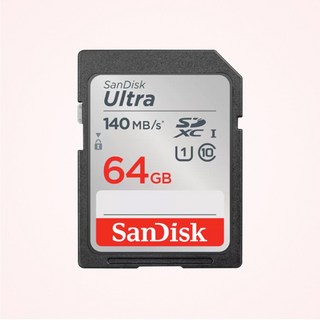 샌디스크 에스티원테크 공식인증 제품 SD메모리카드 SDXC ULTRA 울트라 SDUNC, 64GB, 1개