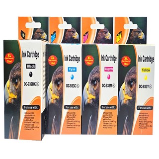 HP 932XL 933XL 호환세트 CN053AA CN054 CN055 CN056 OFFICEJET 6100 6600 6700 7110 7510 7610 7612 재생 잉크세트, 1개, 에이치피 932/933 4색 재생세트