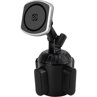 차량용 휴대폰 거치대 대시보드 무선 충전 MagSafe 아이폰 갤럭시 픽셀 및 모든 스마트폰과 호환되는 Scosche MP2FM-XCES0 MagicMount Pro2 유니버설, Cup Holder, 1 Pack