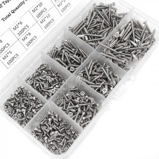 아이베란다 접시머리 플랫 나사 스크류 피스 8종 800개 머리 3.5mm, 1개