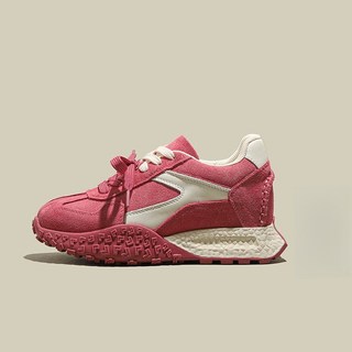 愛麗絲 休閒運動女鞋 厚底德訓鞋 雙鞋帶