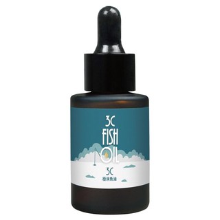 nu4PET 陪心寵糧 寵物用3C極淨魚油 EPA與DHA黃金2:1 阿拉斯加冷壓深海鱈魚油 rTG型態, 30ml, 降血脂, 1瓶