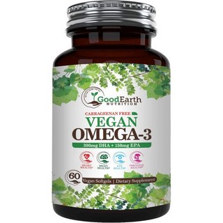 Algal Oil - Vegan DHA Omega 3 Fish Oil Supplements - Booster Supplement & Prenatal Vitamin -Provid, Epa/Dha Carrageenan Free, 1개