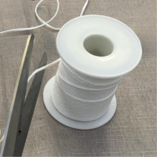 캔들 양초 만들기 비코딩 면 심지 대용량 60m 초심지, 1개