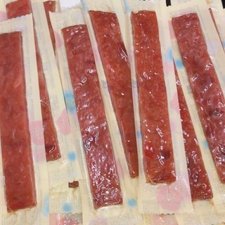 【粿女兒商行】黑胡椒蒜香蜜汁豬肉條20公克 台灣豬肉後腿肉 獨立包裝零食下酒菜, 1個, 蜜汁