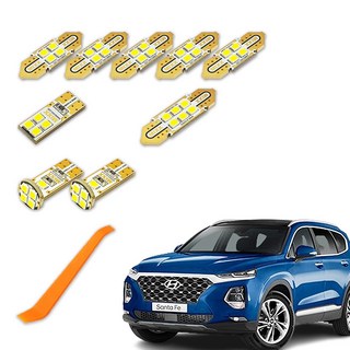 믹스 차량용 LED 실내등 풀세트 + 리무버, 현대 싼타페TM 일반형, 1세트