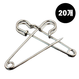 승코 큰옷핀 침대 이불 침구 고정 다용도 고정핀 20P, 20개