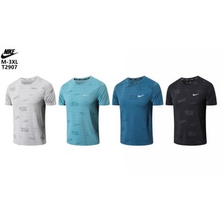NK速乾排汗衫-健身跑步短袖運動衫 速乾短袖T恤 網球衣羽球衣短袖短t 運動上衣T2907