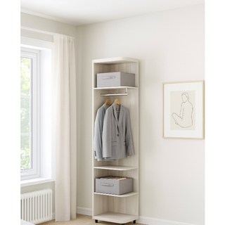 賀雅家居 范德爾1.5尺被櫥式開放置物衣櫥 奶油風 台灣製造 免安裝, 1.5尺開放款