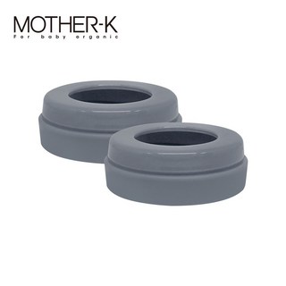 韓國 MOTHER-K 輕量免洗奶瓶-奶嘴環一盒2入4色, 奶嘴環-時尚灰(一盒2入), 1個