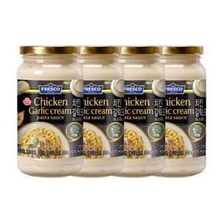 프레스코 파스타소스 치킨갈릭크림 370g 4개