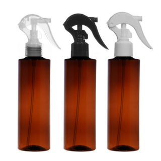 허브스프레이 미니건스프레이 100ml~500ml 플라스틱용기, 10개, 250ml각갈색 흰색캡