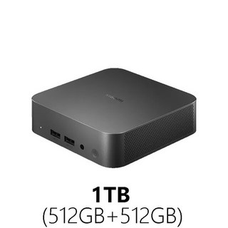샤오미 오리지널 미니 PC 데스크탑 컴퓨터 I51240P 소형 휴대용 인텔 NUC 16GB DDR4 RAM 512GB SSD WiFi6 HDMI21 Windows 11, 5.1TB  I532GB RAM, 1개