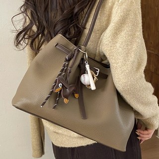 復古托特包 2025冬季新款大容量通勤手提單肩包