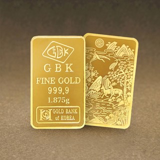 [GBK금거래소]순금 골드바 반돈 1.875g 24k 포나인 999.9 졸업 출산 결혼 경사 선물