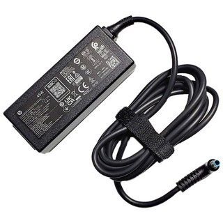 HP 노트북 충전기 19.5V 2.31A 45W 연결잭 직경 4.5X3.0mm 블루팁 (전원케이블 포함), HP 45W 노트북 충전기 + 전원케이블 포함, 1개