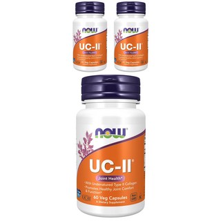 NOW Foods UC-II素食膠囊, 60顆, 3罐