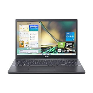 Acer Aspire 5 A515-57G-58R7 슬림 노트북 | 15.6인치 풀 HD IPS | 인텔 코어 i5-1240P | NVIDIA GeForce RTX 2050 |, 15.6" FHD, i5-1240P / RTX 2050