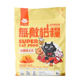 Parkcat貓樂園 無敵貓糧 6KG, 1個, 鮮雞蜂王乳