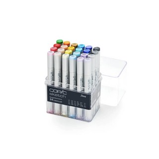 COPIC Sketch 24色麥克筆套組 - 漫畫插畫專用, 1個, 24個