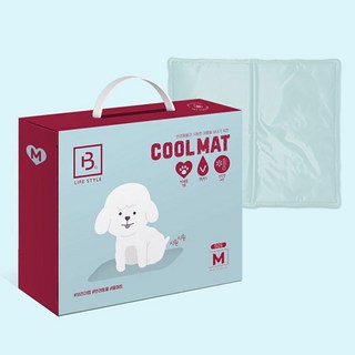 브리더랩 쿨매트 미디움 - 블루/여름매트, 1개