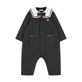 [백화점 출고] 공식 닥스베이비 미니타이 약패딩 우주복 EUW21VW09M_BK