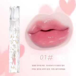 립스틱 지워지지않는립스틱 립글로스 온도변색 틴트 립글로스, 1개, 01