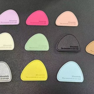 桃園出貨-簡約皮質小饅頭皮革氣囊支架蘋果手機支架潮可愛卡通防摔懶人支架, 皮質小饅頭【黃色】,【粘貼支架】, 1個