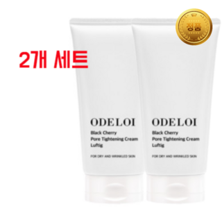 블랙체리 모공수축크림 청미정 오드로이 모공관리크림 2개세트, 1set, 100ml