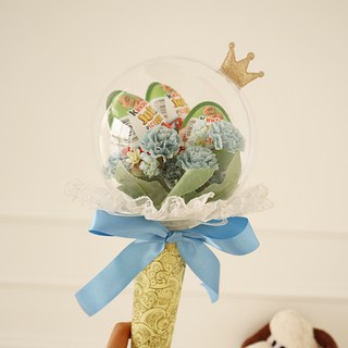 아이스크림 콘스타일 킨더조이 꽃다발, 큐티옐로우