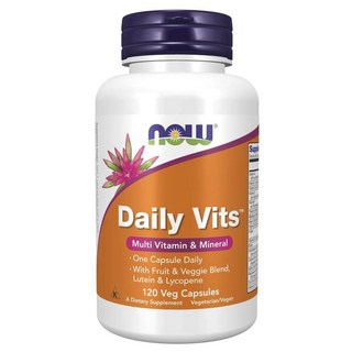 NOW Foods Daily Vits綜合維他命礦物質素食膠囊, 1罐, 120顆
