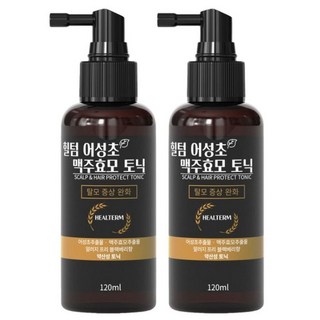 힐텀 어성초 맥주효모 탈모완화 두피토닉 쿨링스프레이, 120ml, 2개
