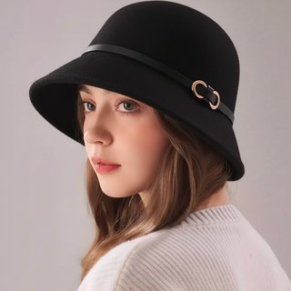 미제르바 봄 가을 겨울 여성모자 울니트 버킷햇 벙거지