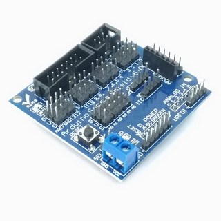 ARDUINO UNO R3感測器擴展板V5，適用於原廠及相容開發板，輕鬆擴展感測器應用, 1個