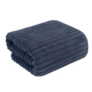 台灣24小時出貨 法式雲朵加厚加大速乾親膚珊瑚絨毛巾 浴巾套組, 灰藍, 1個