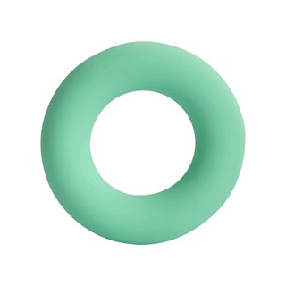 矽膠握力圈 握力環 手指拉力訓練器 手部復健球 指力握力訓練 健身握力器 甜甜圈握力球 手指運動 圓形指力環, 1個, 握力器｜松花綠19kg, 松花綠