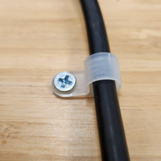 (50세트) SSP 국산 케이블클램프&피스세트 6N 전선고정클립 전선정리 정리용품