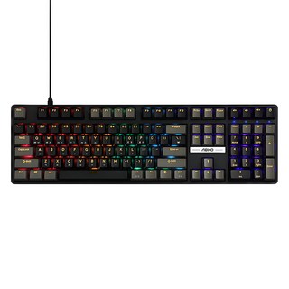 앱코 투톤 키캡 교체축 게이밍 기계식 키보드, 저소음 적축, K580(새상품), Custom 젠틀맨