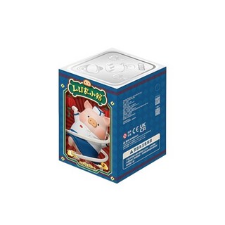 M.M小舖 罐頭豬LuLu Lu家小館系列 罐頭豬LULU豬小館盲盒盲抽 一中盒8入, 1個, 單個盲抽