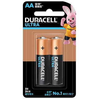 Duracell 金頂超能量 鹼性電池 3號 AA 2入裝, 1個