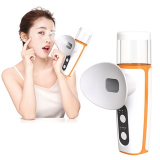 Garrl무선 눈 온열 수분공급기 나노 미스트 휴대용 안부 수분공급기 안부 가습기 충전식 피부 겸용, 화이트