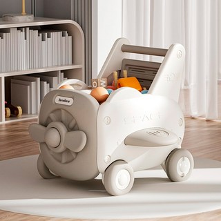 베네베네 플라잉 롤러 유아 아기 걸음마 보조 정리 수납함 붕붕 카트 베이비워커, 그레이, 1개