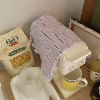 캔디라인 요루거즈 면행주 키친크로스, 1개, 캔디보라