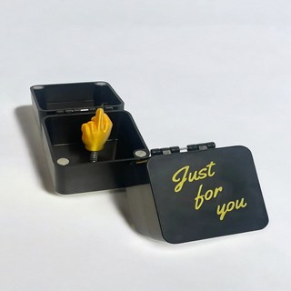 쓸데없는선물 법규 중지 욕설 박스 상자 서프라이즈 웃긴 병맛 친구 신박한 만우절 프로포즈 선물, 1개