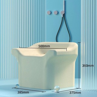 EP浴室沙發衛生間洗澡防滑沐浴坐凳孕婦老年人洗澡神器椅家用靠背, 馬卡龍米色小沙發【百搭款多功能】, 1個