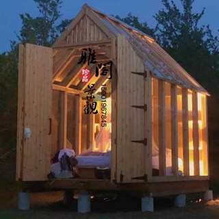 목조 이동식 주택 세컨 하우스 모듈러 주택 통나무집, 기타 사이즈는 문의주세요