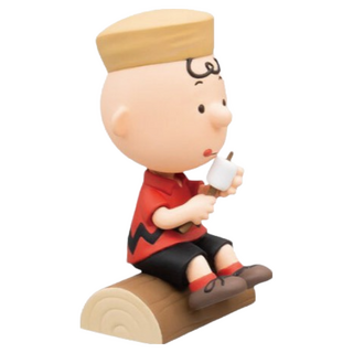 【M.M小舖】現貨 BANDAI 轉蛋 扭蛋 史努比享受露營公仔 史努比 查理布朗 糊塗塔客 全4款, 1個, B款/查理布朗2D140