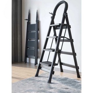 알루미늄사다리 가정용 작업 발판 스텝 계단 헤링본, 레드 사단사다리, 1개