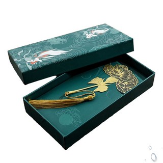 YIXUAN 예쁜 선물박스 플라워 고급 꽃 금속 책갈피 기념일선, 선물케이스, 1개, 카네이션