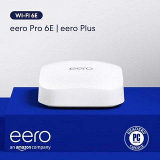 와이파이 확장기 메시 기가 공유기 Amazon eero Pro 6E 시스템 - 최대 2.5Gbps의 인터넷 요금제 8000평방피트의 커버리지 100개 이상의 디바이스 연결 4팩, 1-pack, with 1 month free eero Plus, 1개